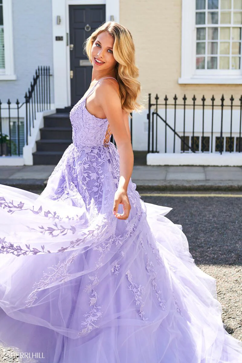 Sherri Hill Lace Ball Gown Dress 53116 - Image 18