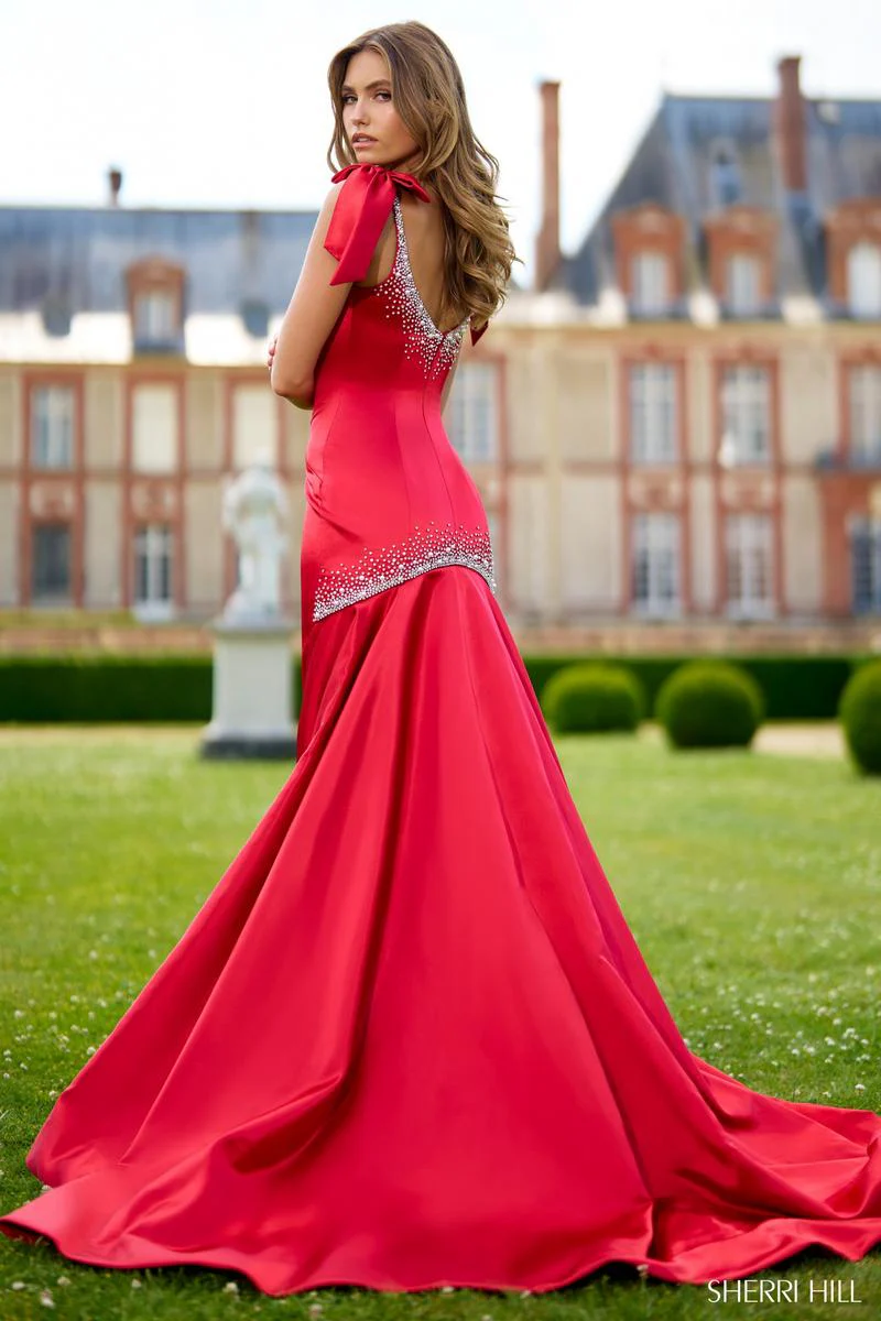 Sherri Hill Sheath Fitted Prom Dress 56996 - Image 2