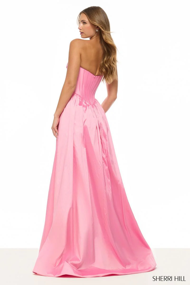 Sherri Hill A-Line Corset Prom Dress 57870 - Image 2