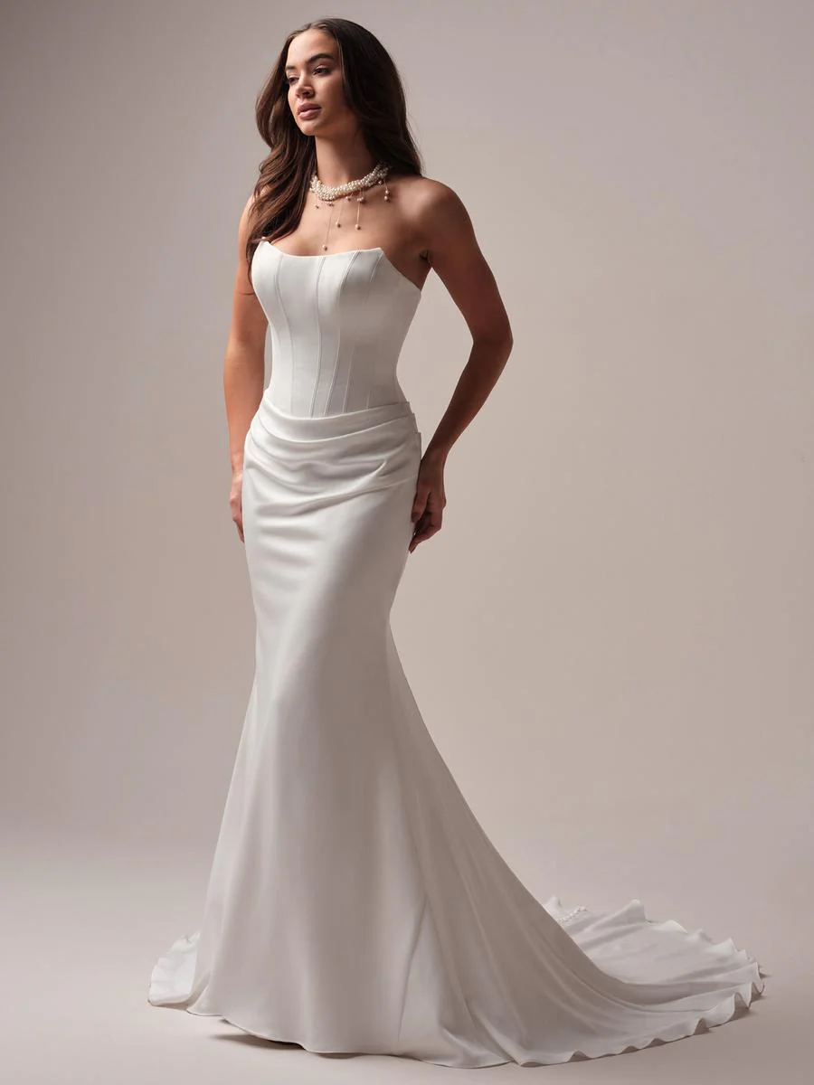 Sottero & Midgley "Forsythia" Simple Sophisticated Bridal Gown - Image 3