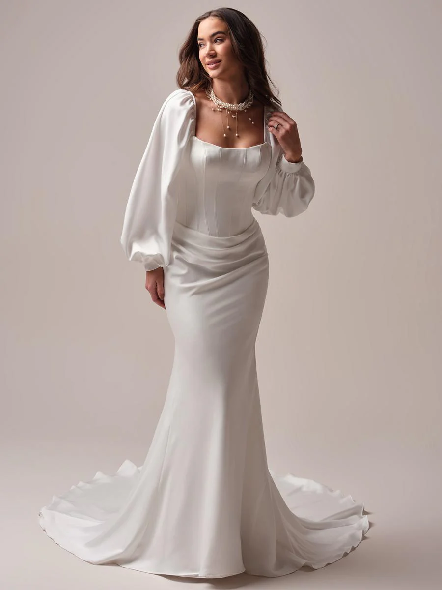 Sottero & Midgley "Forsythia" Simple Sophisticated Bridal Gown - Image 5