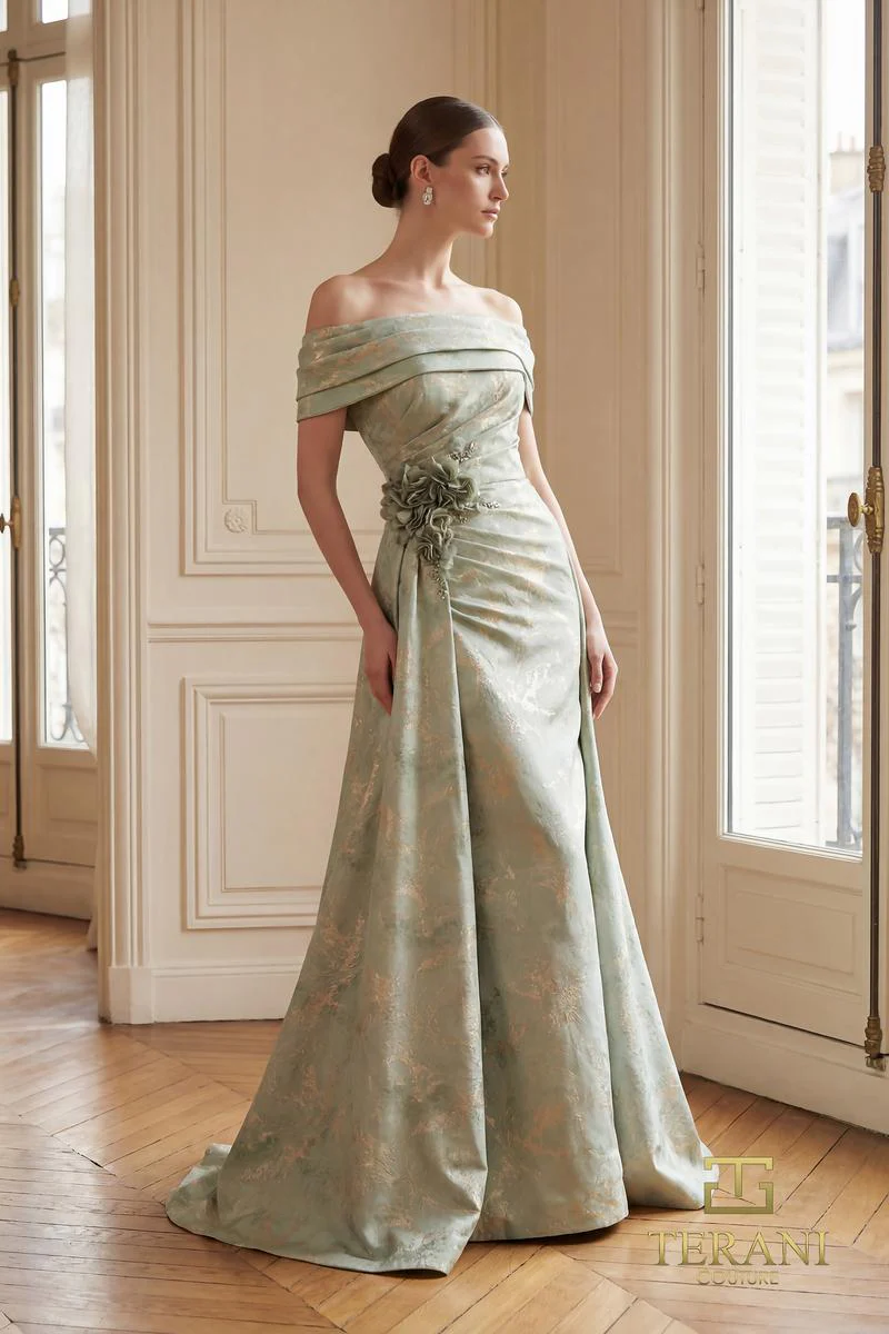 Terani Mother of the Bride Dress 261M6444 - Image 8
