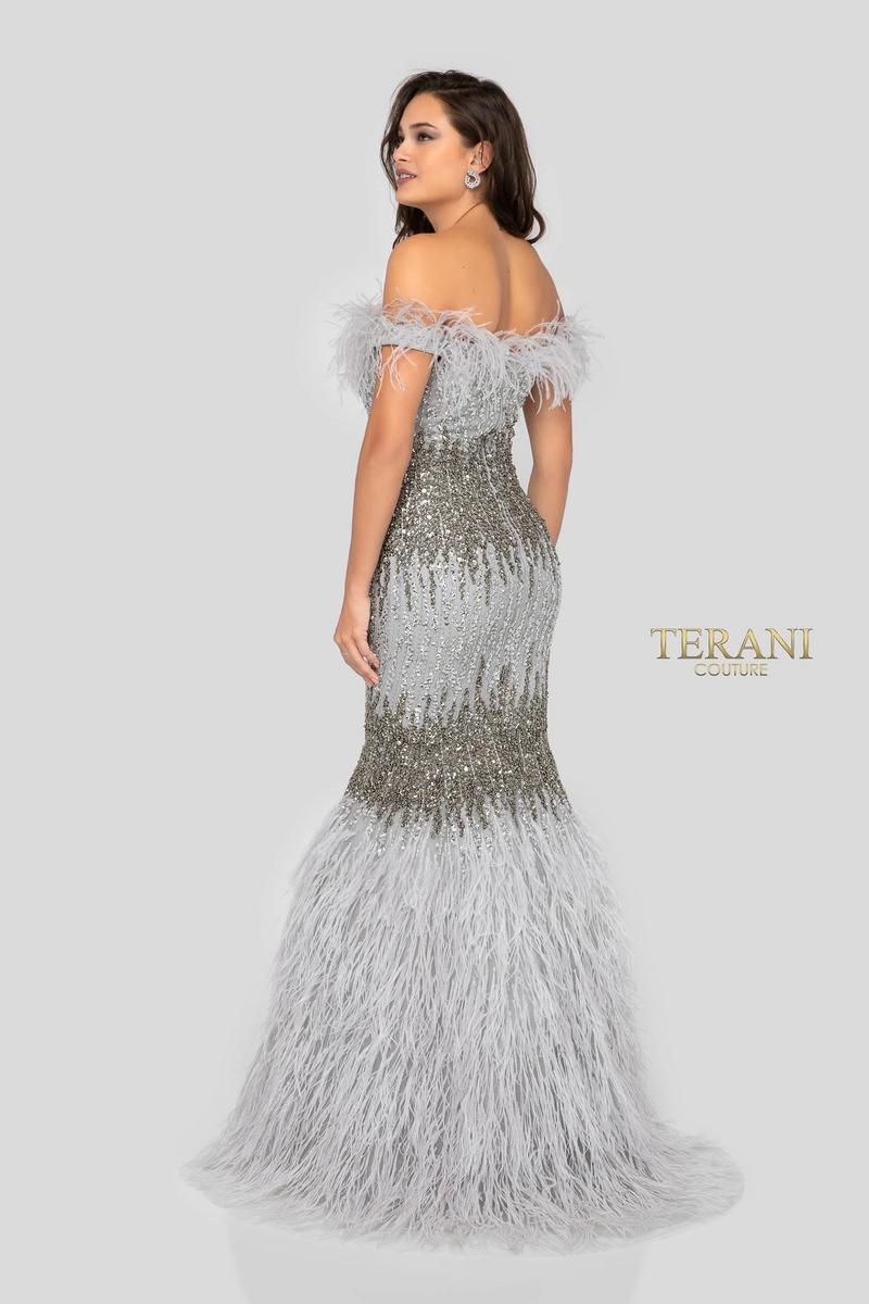 Terani Beaded Evening Gown 1911GL9512 - Image 6