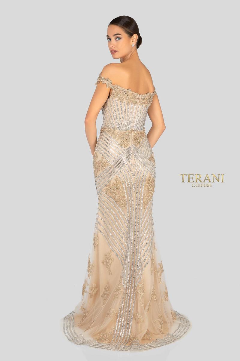 Terani Beaded Evening Gown 1912GL9572 - Image 13
