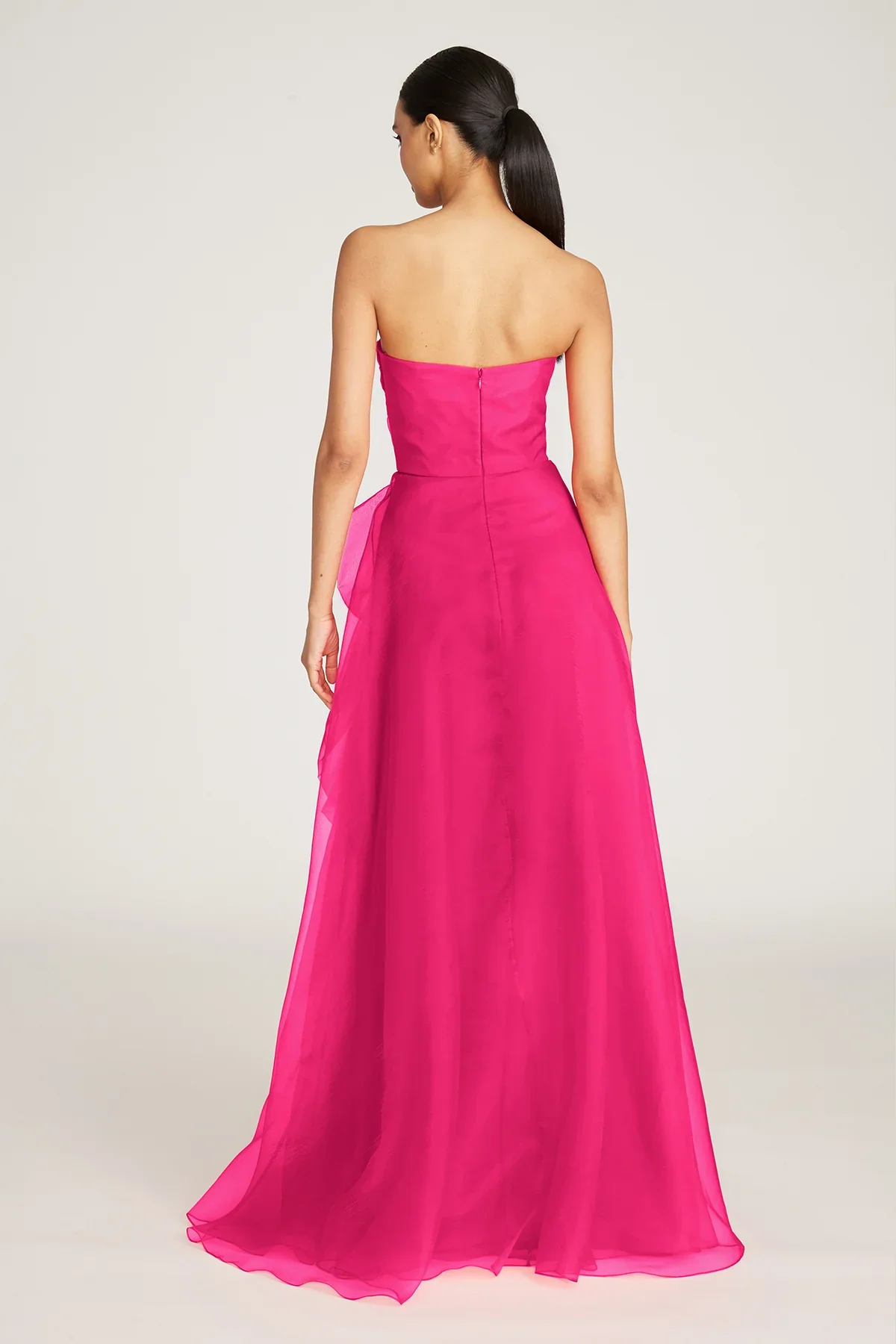 Theia Strapless Draped "Teresa" Evening Gown 8817572 - Image 3