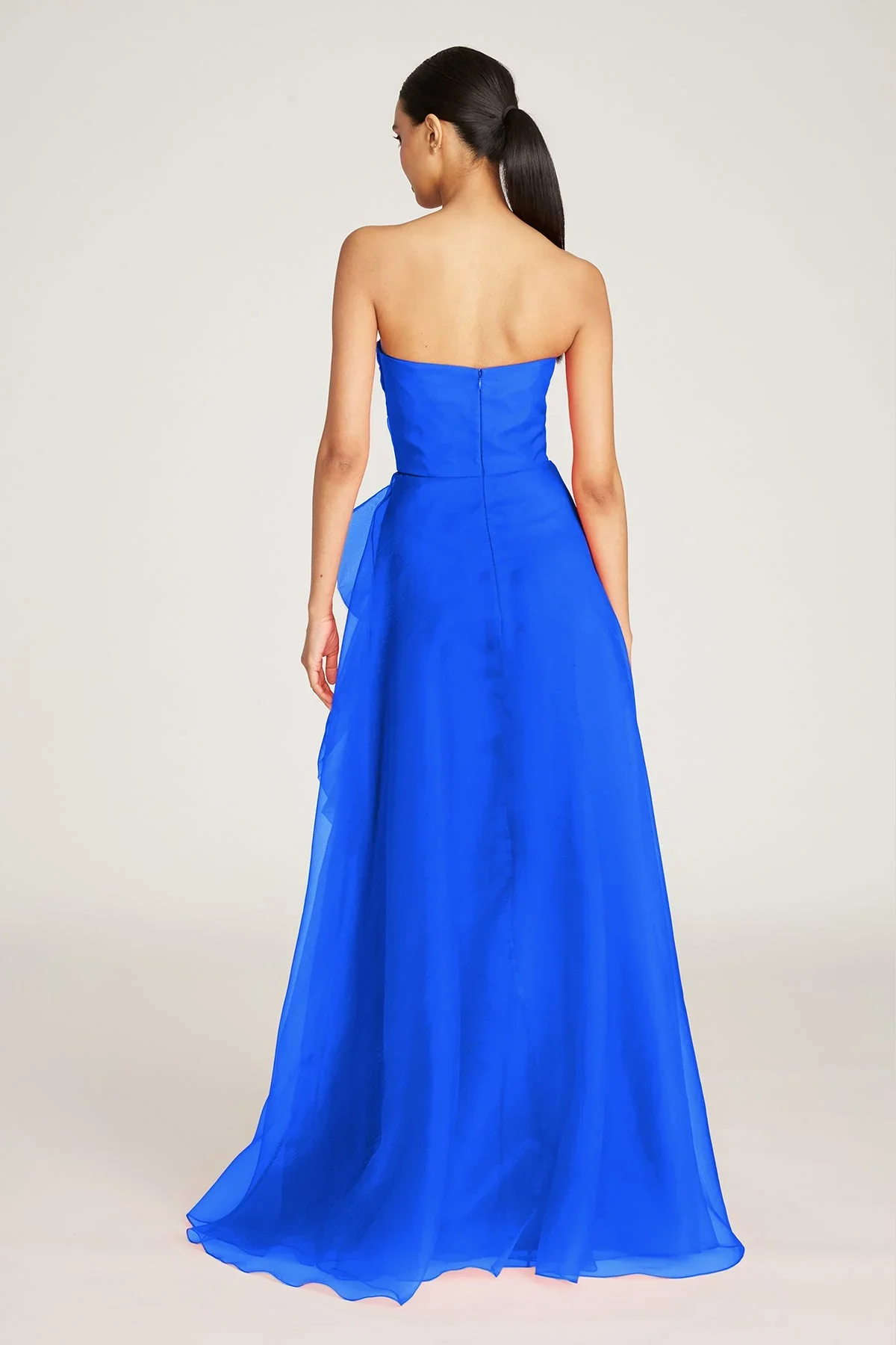 Theia Strapless Draped "Teresa" Evening Gown 8817572 - Image 9