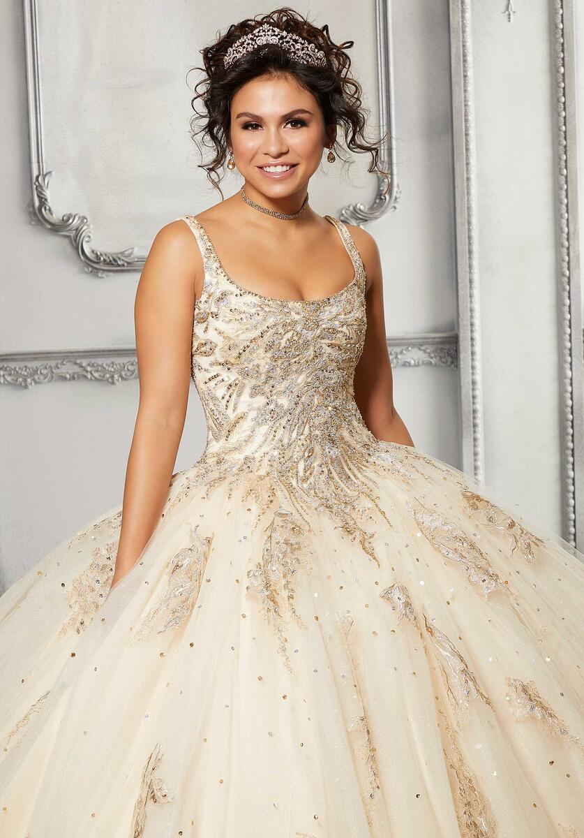 Vizcaya by Morilee Gilded Lace Quince Dress 89311 - Image 3