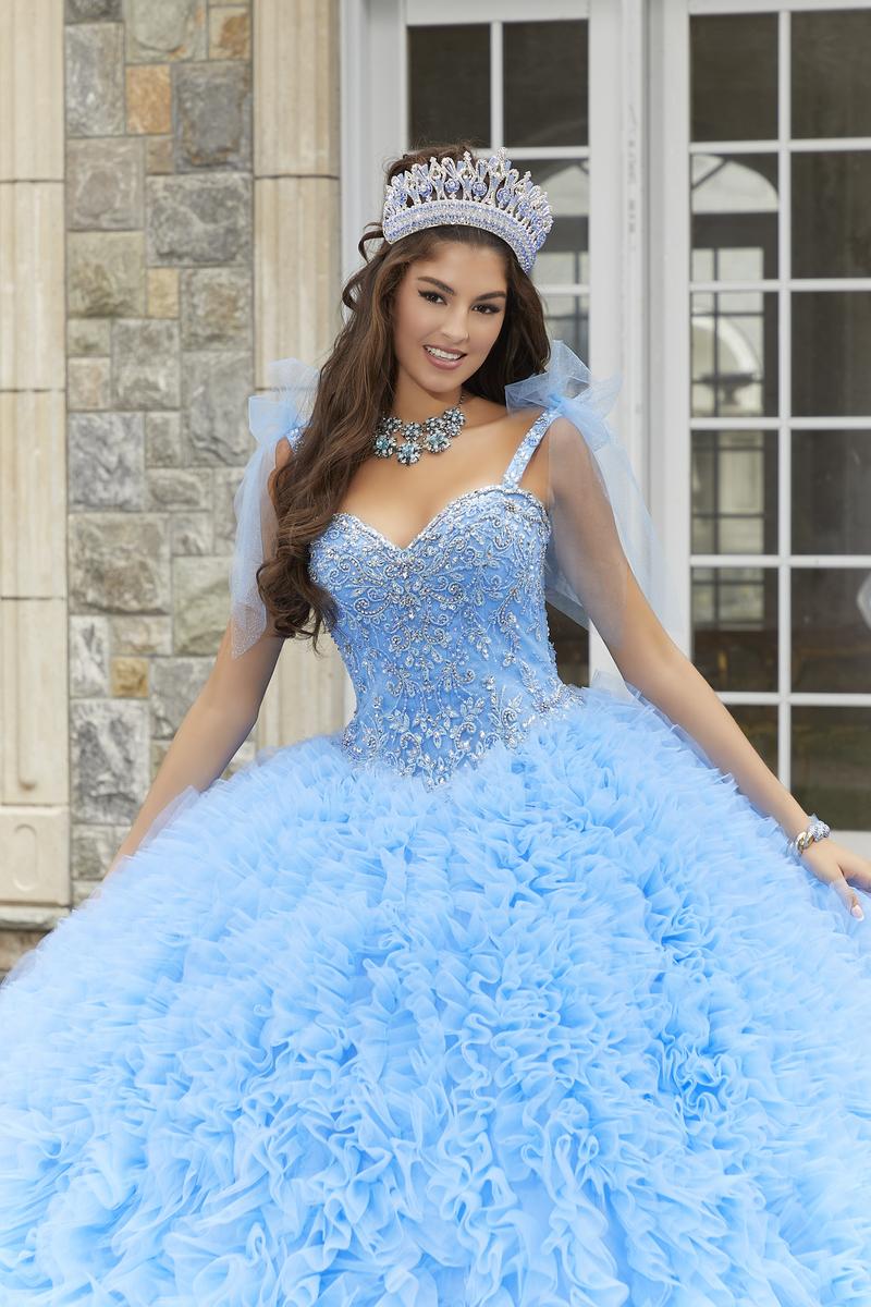 Vizcaya by Morilee Ruffle Tulle Quince Dress 89410 - Image 4