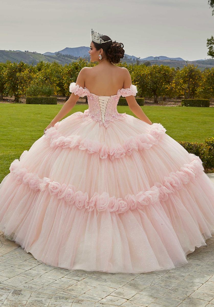 Vizcaya by Morilee Rosette Skirt Quince Dress 89433 - Image 2